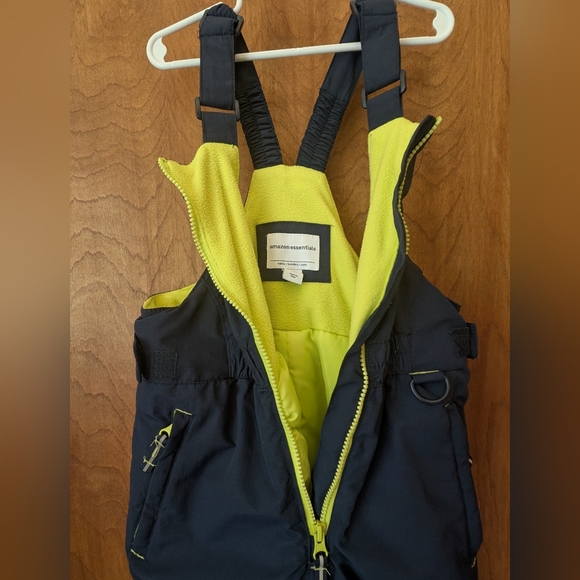 EUC Amazon Essentials Kids' Navy Snow ❄️ Bib - Picture 2 of 5